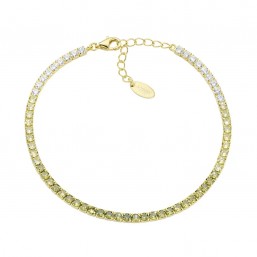 Bracciale Tennis Amen BT25DEGOL17