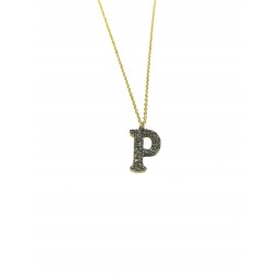 Collana Gioielli Rebecca Jolie Gold Lettera P
