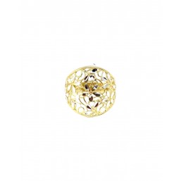 Anello diamantato in oro giallo 18Kt 