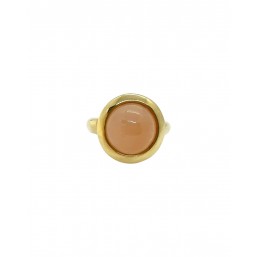 Anello in oro giallo 18Kt con corniola