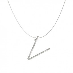 Collana Gioielli Rebecca Lettera V